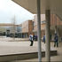 Clustered units of accommodation  wrap around the open courtyard