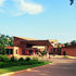 View of entrance building from guest car park