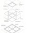 Exploded isometric of roof latern