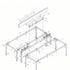 Axonometric of JMP-Dan Contracts-designed library table system