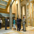 The Stirling Prize Judges inspect the foyer of the building