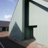 Gabled entrances features a deep recess, creating a sheltered patio