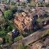 Aerial view post-fire, pre-restoration