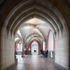 The existing gothic arches of the gallery inspired the refurbishment