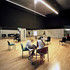 The rehearsal room has a full-length mirror and ballet bar