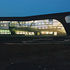 The building at night