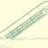 Elevation of escalator