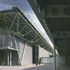 Facades of maintenance shed and office building