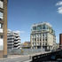 The two-storey apartment is on top of a Victorian building in east London, and accessed from its neighbour