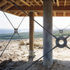 Concrete pillar, independent on main structure