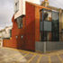 Corten steel cladding, echoes of an industrial landscape