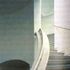 Interior view of staircase to top floor