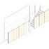 Axonometric of back wall