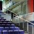 The civi hall has been converted into a theatre, with tiered seats