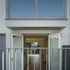 Bay window with opaque glazing