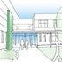 Sketch: Life Sciences entrance