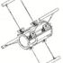 Vibration-damping suspension for ventilating fans