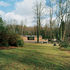 The building seen from the lawn to the west