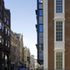 Cantilevered glass blocks