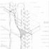 Isometric projection of external wall and shelving system