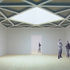 Interior visualisation of gallery space and ornamental ceilings 