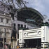 Main vehicle access dressed up as a Classical gateway