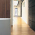 The corridor from reception through to the gallery