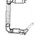 Duct Drop principle-metal and fabric 