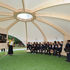 The outdoor classroom has seating for up to 120 children