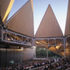 View from inside the theatre of the open roof