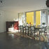 The dining space