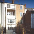 South elevation, the white render is the Mackintosh house (No 78), with No 80 to the right