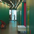 The skewed form creates ever changing spaces within the building