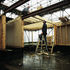 The new wing is a prefabricated softwood timber structure, made in a boatyard in Beccles and erected on site in 10 days.