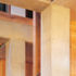Detail of concrete & timber structure