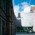 An entrance fitting a major public museum. It symbolises the new greater openness and provides an orientation point