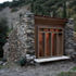 The Douglas fir window replaced a collapsed exterior wall