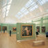 The imposing Prince George gallery, with freestanding display units and new, loose benches, is one of two principal refurbished spaces