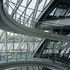 Spiral ramp and view of the Thames
