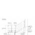 Section through staircase, half-landing and balustrade