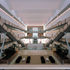Daylight from above and both ends, the atrium aims to be a staff hub, and sometimes a space available to the community