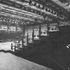 The multipurpose auditorium at the south end of the basement floor