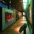 First floor gallery space: the centre was conceived as a steel ‘cage’ dropped into a ruin