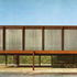 Elevation showing corrugated coated steel cladding