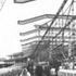 Lower promenade beams under construction