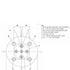 Plan of glass fixing bracket