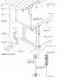 Isometric of south elevation and plans of downpipe