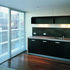 Bathroom and kitchen area; high quality fittings and no wall tiling
