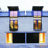 Pair of houses, lit both by dormers and ridge rooflights