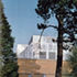 Side elevation of auditorium building